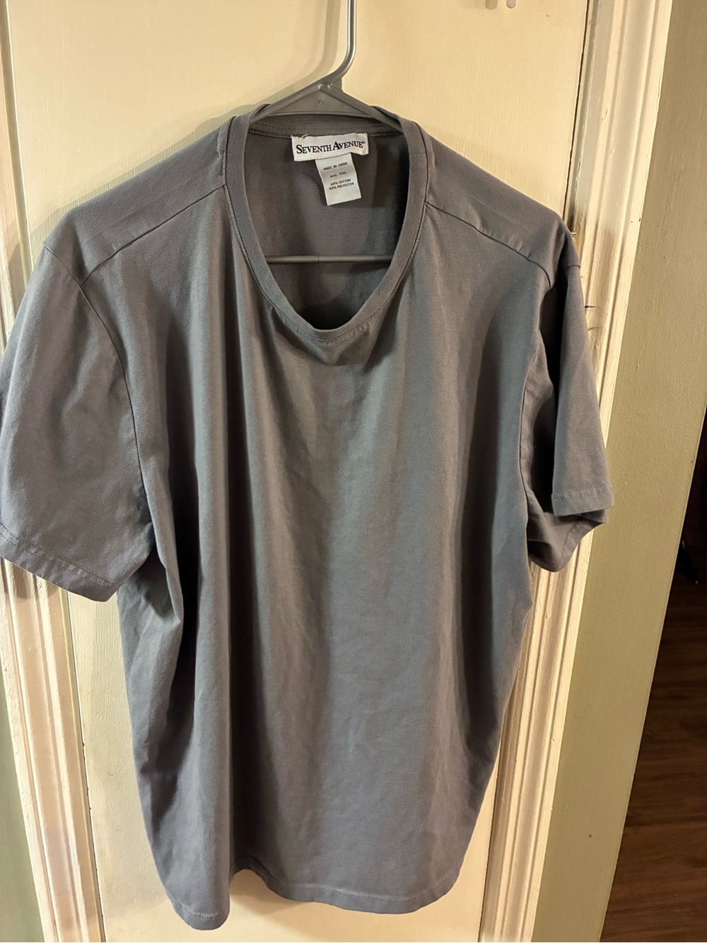 Seventh Avenue Men’s Size XXL Gray Short Sleeve T Shirt